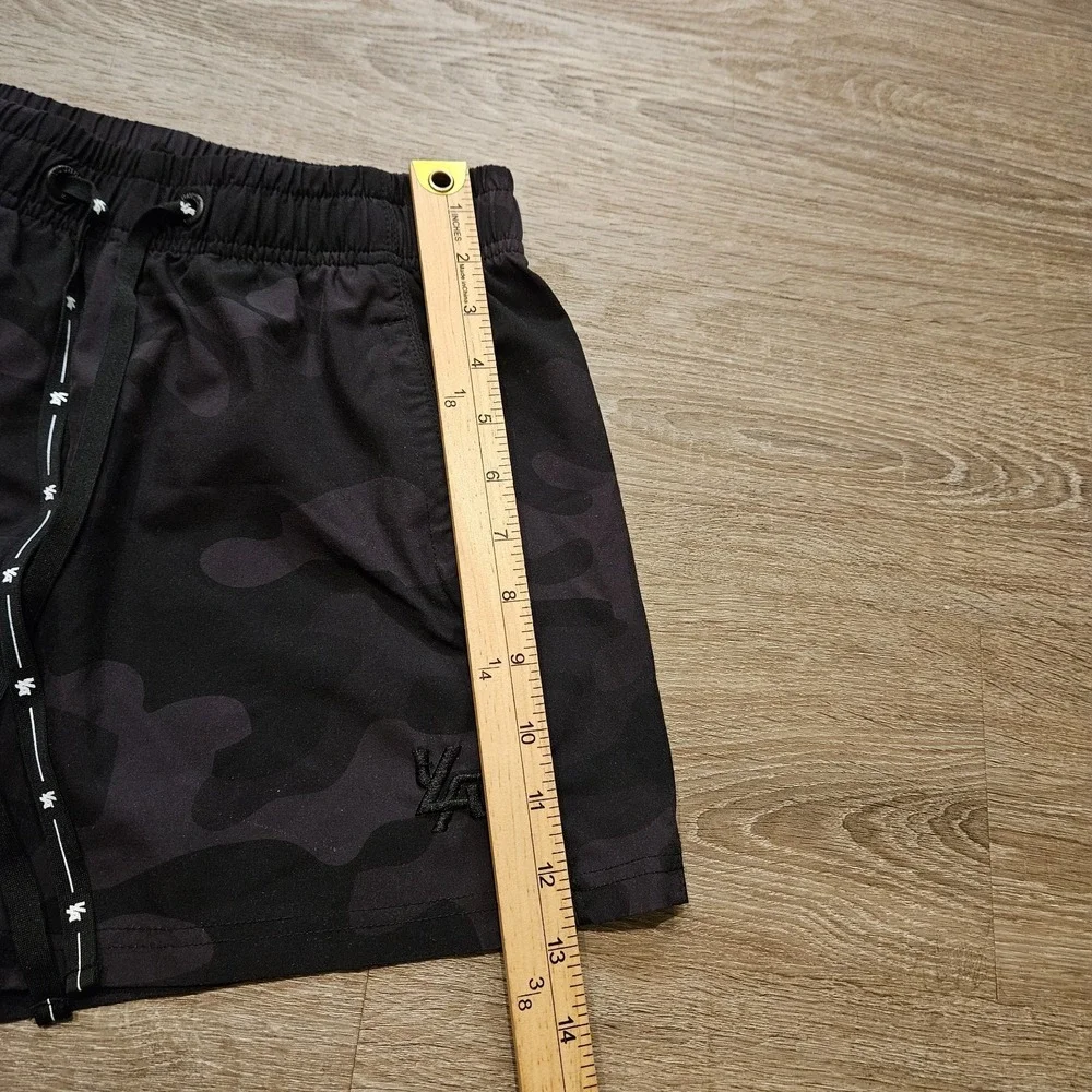YoungLA Bodybuilding Training Shorts Men's Small Black Camo 4